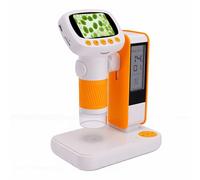 Karlak Microscopio para Niños con Aumento de 1000X Portátil USB de Mano para Jóvenes Científicos Exploración Al Aire Libre ABS