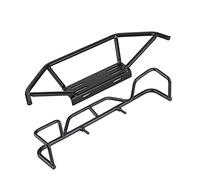 Karlak Parachoques de Metal RC, Diseño Delantero Trasero para Coches sobre Orugas Escala TF2/TF1 1/10, Fácil Instalar y Reemplazar