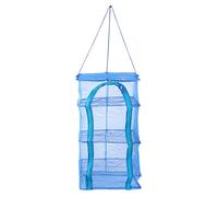 Karlak Red de Secado de Malla para Fácil Almacenamiento Alimentos y Protección contra Moscas, Pescado y Verduras Secos, Hecha Material PE Duradero (35CM)