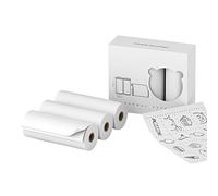 Karlak Rollo de papel térmico, 77 x 30 mm, autoadhesivo, sin BPA, rollo de papel adhesivo imprimible, impermeable, a prueba de aceite, a prueba de fricción para A9/A9s/A9 Pro/A9 Max/A9s Max Mini