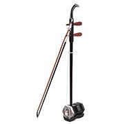 Karlak Solidwood Erhu - Violín chino de 2 cuerdas, instrumento musical de cuerda, color café oscuro