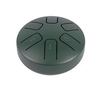 Karlak Tambor de lengua de acero, 6 notas de 3.8 pulgadas, mini tambor de lengua de acero, tambor zen de percusión con baquetas para principiantes, educación musical, concierto, mente, Heng, yoga,