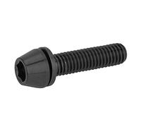 Karlak Tornillo de Perno de Bicicleta Cabeza Cónica Alta Resistencia con Arandela Aleación Titanio Ligera Resistente a la Corrosión para Ciclistas Automotriz M5 * 20 Mm (M5x20)