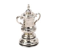 Karlak Trofeo de Copa de Fútbol, Modelo Altamente Simulado, 4.5 Cm | Metal de primera calidad, excelente brillo, recuerdo decorativo.
