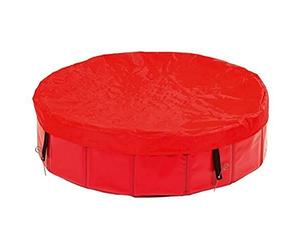 Karlie 31892 Doogy Pool Cubierta Piscina, Rojo, Ø 120 cm, M