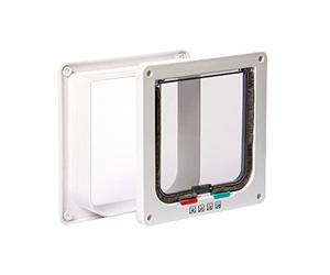 Karlie 507514 Puerta Gato 4-Way, Blanca Muro