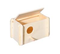 Karlie Nistkasten, aus Naturholz Nido de Cria para Aves, 21 x 12 x 13 cm, Madera Natural, Blanco, Model 1