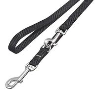 Karlie Art Sportiv Plus - Correa de Perro para Formación, color Negro, talla 250 cm x 25 mm