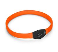 KARLIE Collar for Long Haired Dogs K VISIO Light LED para Pelo Largo, 65 X 2,5 CM, Naranja, No Aplica