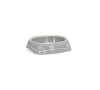 Karlie Cuenco de plástico para Gatos, 210 ml, 14,7 x 13 x 3,4 cm, Color Gris