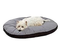 Karlie Cushion Cojín Oval Doc Bed, 50 x 40 x 8 cm, Gris y Negro, 6 Unidad (Paquete de 1)