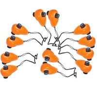 Karlie Double Clicker - Juego de herramientas de entrenamiento acústico profesional de obediencia para cachorros, naranja y negro, incluye paquete completo de 12