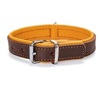 Karlie for Dog Rondo Collar Piel, Marrón, 32 mm x 57 cm, L