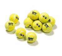 Karlie Juguete Para Perros Pelota De Tenis Set De 12, 6 Cm, Amarillo Para Perros