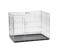 Karlie K&F Jaula Plateada Perro 2 Puertas XL 109X76X70 Cm 130 ml