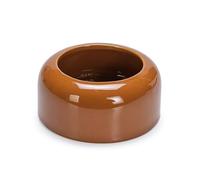 KARLIE K Plato Ceramica para ROEDORES MARRÓN, 100ML Ø: 8 CM