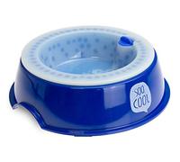 Karlie Cooling Bowl K Plato para Comida Y Bebida Fría 22X22X6,2Cm, Plástico con Bolas de Gel, Azul, L: 22 cm B: 22 cm H: 6,2 cm