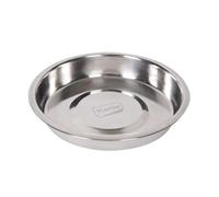 Karlie Puppynapf - Cuenco para Perros, Acero Inoxidable, Plateado, 1500 ml, diámetro 21-25 cm