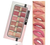 KARLOR Juego de pintalabios mate, 6 unidades, color rosa, palo de rosa, coral, color nude, 24 horas de duración, resistente al agua, resistente a los golpes, color rosa