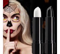 KARLOR Juego de pintura para la cara, 2 unidades, color blanco y negro, juego de pintura corporal a base de aceite, cremoso de larga duración, lápiz de maquillaje para el cuerpo, cara de Halloween,