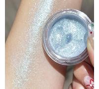 KARLOR Líquido iluminador de ojos con purpurina, cremoso azul brillante, sombra de ojos brillante, maquillaje brillante, sombra de ojos de gel, cremosa, brillo líquido, iluminador de gel (04#)