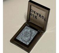 KARLOR Sombra de ojos con purpurina, color único, brillante, ahumado, iluminador de maquillaje, brillo cremoso, brillo facial, resaltado radiante brillante (07# gris glaciar)