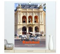 Karlsbad - prächtig und elegant (hochwertiger Premium Wandkalender 2026 DIN A2 hoch), Kunstdruck in Hochglanz: Karlovy Vary glänzt mit wunderschönen Häusern und eleganten Kurkolonnaden