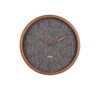 Karlsson Canvas - Reloj de Pared (Lienzo, tamaño único), Color Negro