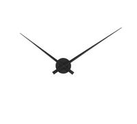 Karlsson Negro Reloj de Pared Little Big Time Aluminio, 76 cm