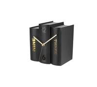 Karlsson KA5729 Book - Reloj de Mesa, Papel, Color Negro, tamaño único