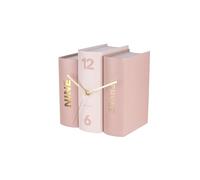 Karlsson, KA5730, Book AA8 Reloj de Mesa, Papel, Rosa, tamaño único