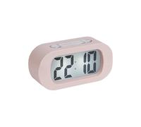 Karlsson KA5753PI - Despertador Digital LCD retroiluminado (7 x 5 x 14 cm), Color Rosa