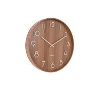 Karlsson KA5809DW - Reloj de Pared Redondo (40 x 4,5 cm), Color marrón