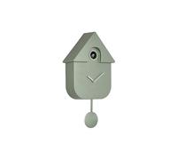 Karlsson Reloj de cuco moderno Cuckoo Metallic - Verde - 21,5 x 8,5 x 41 cm - Rectángulo - Termoplástico - Reloj de pared moderno - Reloj de pared - Reloj de pared - Reloj de cuco