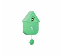 Karlsson Reloj de cuco moderno Cuckoo - Verde - 8,5 x 21,5 x 41 cm - Rectángulo - Termoplástico - Reloj de pared moderno - Reloj de pared - Reloj de pared - Reloj de Cuco