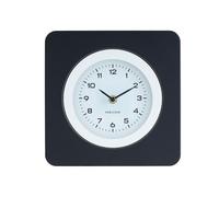 Karlsson Reloj de mesa cuadrado vintage (negro mate)