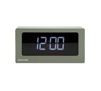 Karlsson Reloj de mesa Boxed LED Jungle Green 25x12,5x7 cm