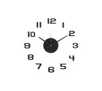 Karlsson Reloj de pared con números de puesta de sol (negro)