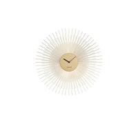 Karlsson Wall Clock Peony Steel Gold