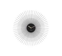 Karlsson Wall Clock Peony Steel Large Black, 17,5 x 4,5 x 12