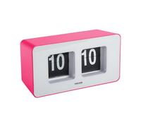 Karlsson Wall/Table Clock Funky Flip Bright Pink