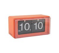 Karlsson Wall/Table Clock Retro Boxed Flip Flip Bright Orange