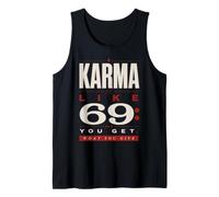 Karma Cita Humor Lo Que Das Viene Alrededor del Estado de ánimo Camiseta sin Mangas