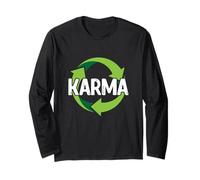 Karma Destino Meditación Reciclaje Protección del Medio Ambiente Regalo Manga Larga