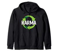 Karma Destino Meditación Reciclaje Protección del Medio Ambiente Regalo Sudadera con Capucha