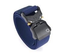 KARMA.DIEM Cinturón de nailon de para exteriores, con hebilla de cierre rápido sólido, 3,8 cm x 125 cm