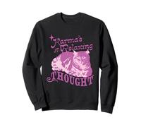 Karma es un Pensamiento Relajante, Divertido diseño de Gato Sudadera