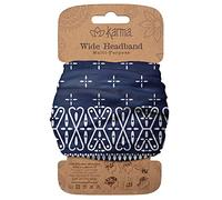 Karma Gifts Diadema ancha, bandana azul marino
