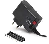 Karma Italiana ACR 519 adaptador e inversor de corriente Interior Negro - Fuente de alimentación (Portátil, Interior, 110 - 220 V, 3 - 12 V, Negro, CA a CC)