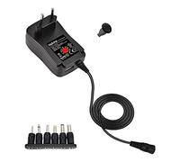 Karma Italiana ACR 628 adaptador e inversor de corriente Interior 30 W Negro - Fuente de alimentación (Portátil, Interior, 110 - 220 V, 30 W, 3 - 12 V, Negro)